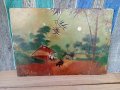 Уникална виетнамска картина,1982г,подписана, снимка 3