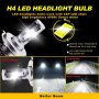 Комплект LED Лед Диодни Крушки за фар F32 Mini Automat, H4 H/L 50W - 10800Lm 6000K Cool White, снимка 3