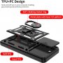 Нов черен калъф кейс гръб за телефон Samsung S23 Защита Самсунг с Пръстен Стойка, снимка 3