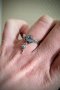 Изключително интересен сребърен пръстен , снимка 1 - Пръстени - 40300106