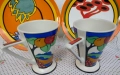 2 винтидж чаши Sadler Clarice Cliff Art deco, снимка 9