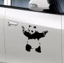 Лепенка за кола панда с пищови, снимка 6