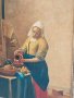 Маслена картина/Млекарката-Ян Вермеер,1658(старо копие)/, снимка 4