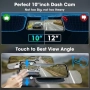 Jansite 10" Mirror Dash Cam Full Touch Screen, снимка 4
