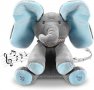 Интерактивна играчка пеещо слонче с мърдащи уши, снимка 3