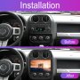 Мултимедия, Двоен дин, за Jeep Compass, 10" инча, Андроид, навигация, плеър, с Android, JEEP Patriot, снимка 2