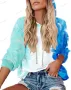 Нов дамски суичър с качулка Tie Dye, 3цвята , снимка 13