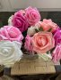 Букет от постоянни рози Свети Валентин за влюбените романтичен подарък, снимка 13