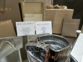 BVLGARI Serpenti Tubogas Snake Silver Black Diamonds Дамски Часовник, снимка 7