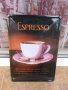 Метална табела кафе Еспресо 3 в 1 кафене кафенце бар машина, снимка 1 - Картини - 13976058