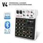 Смесителен пулт, Debra V4, DJ Mixer, Bluetooth, Usb player, Plug and Play , снимка 18