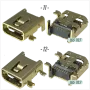 Букса конектор  USB mini  ; 4/5/8/10 pin Female jack SMT connector, снимка 7