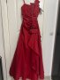 Нова дълга червена рокля размер S/M