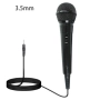 Динамичен микрофон с кабел 2 метра, 3.5 мм жак – за караоке, компютър, снимка 2