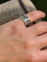 Мъжка 925 сребърна халка/ пръстен 16,91мм, снимка 3