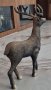 Разкошен Голям елен, 45см/ 30см– художествена патина., снимка 6