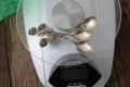 3 броя сребърни лъжички , снимка 9