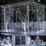 ЛЕД Завеса 3 х 3м Водопад бял цвят Коледни лампички