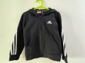 Детски суитшърт с качулка Adidas - 7-8г., снимка 1