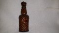 старо шише от соца с красива ръчна украса от естествени материали, за интериор и употреба...здраво, , снимка 5