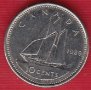 10 цента 1989, Канада, снимка 1