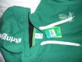 СУПЕР НАМАЛЕНИЕ -Промоция! Спортен суитшърт блуза с дълги ръкави размер Л ХЛ в зелен цвят с качулка 