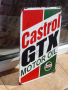 Метална табела кола Castrol GTX Кастрол моторно масло реклама смяна масла, снимка 2