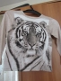 Блуза за момиче Н&М с ефектен тигров принт размер 110/116, нова, снимка 1