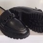 Модни дамски обувки лоуфър модел: 3731-1 black, снимка 3