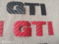 Карбонов стикер лепенка различни цветове с надпис TDI и GTI за кола автомобил джип ван бус пикап, снимка 7