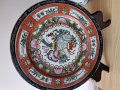 Китайска стара декоративна чиния китайски порцелан , снимка 1 - Антикварни и старинни предмети - 38784758