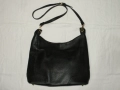 нова черна дамска естествена кожа, снимка 1