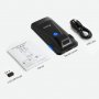 Скенер за баркод Eyoyo Bluetooth 1D 2D QR код, ръчен скенер със задна скоба USB и безжичен, 7 часа р, снимка 6