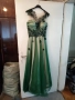 бална рокля зелен цвят. запазена , снимка 3