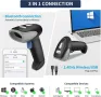 Безжичен  баркод скенер 2D IMHORESE 8300BT, снимка 9