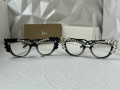 Dior прозрачни слънчеви очила, очила за компютър екстравагантни с камъни, снимка 9