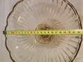 Стара стъклена фруктиера от цветно стъкло 14/1, снимка 4