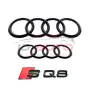 Емблема предна или задна емблема Ауди Audi A5, A4 A7 A8, черен гланц, снимка 1