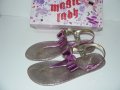 Magic Lady, Розови сандали, брокатени, панделка - 36 номер, 24.8см, снимка 5