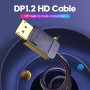 Vention Кабел Cable - Display Port v1.2 DP M / M Black 4K 1M - HACBF, снимка 10