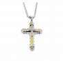 Jesus Crystal Cross / Кръстче с камъни - Gold / Silver, снимка 1 - Колиета, медальони, синджири - 32702423
