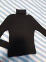 Черна поло блуза Trendyol , снимка 1 - Блузи с дълъг ръкав и пуловери - 43050207