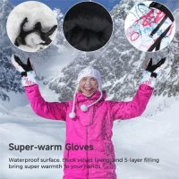 Нови Топли Зимни Ръкавици с Тъчскрийн за Ски Сноуборд зима студ, снимка 5 - Зимни спортове - 43683612