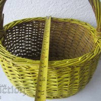 красива здрава кошница за пазар или пикник плетена, снимка 5 - Други стоки за дома - 28884366