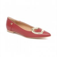 100% Love Moschino Кожени остри обувки, Номер 39, снимка 13 - Дамски елегантни обувки - 34755546
