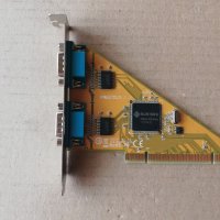 PCI to 2 Serial Ports Expansion Card SUNIX SER5037T, снимка 1 - Други - 38706516