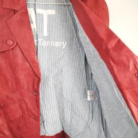 Antwerp Tannery leather jacket M, снимка 3 - Сака - 44062824