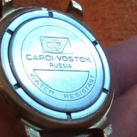 CARDY VOSTOK MVM SPORT Стар РУСКИ МЕХАНИЧЕН РЯДЪК МОДЕЛ МЪЖКИ ПОЗЛАТЕН ЧАСОВНИК ФУНКЦИОНИРАЩ 36948, снимка 2 - Антикварни и старинни предмети - 39865637