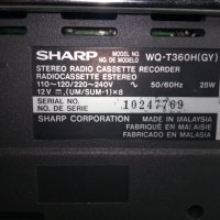 Sharp WQ-T360H(GY) радиокасетофон, снимка 3 - Радиокасетофони, транзистори - 15881135
