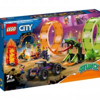 LEGO® City 60339 - Арена за каскади с два лупинга